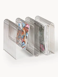 Revistero de metal Curva