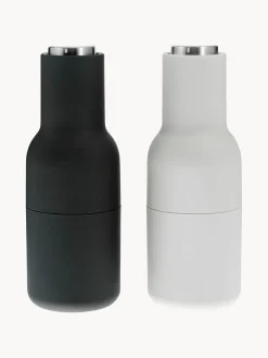 Salero y pimentero de diseño con tapa de acero inoxidable Bottle Grinder, 2 uds.