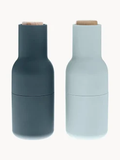 Salero y pimentero de diseño con tapa de haya Bottle Grinder, 2 uds.