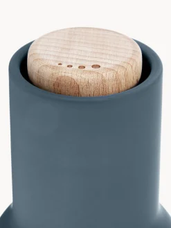 Salero y pimentero de diseño con tapa de haya Bottle Grinder, 2 uds.