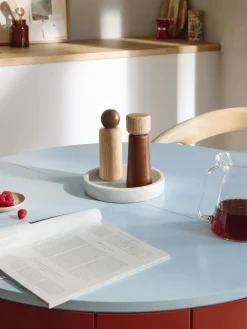 Salero y pimentero de madera de fresno Anis, 2 uds.