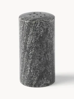 Salero y pimentero de mármol Agata, 2 uds.