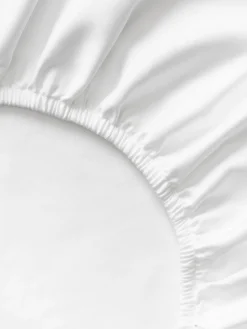 Sábana bajera cubrecolchón de satén Premium