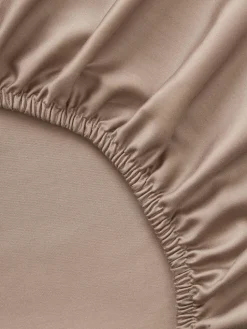 Sábana bajera de cubrecolchón de satén Premium