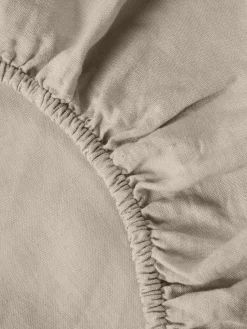 Sábana bajera sobrecolchón de lino lavado Airy