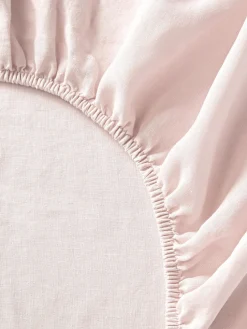 Sábana bajera sobrecolchón de lino lavado Airy