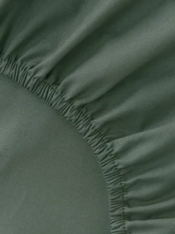 Sábana bajera sobrecolchón de percal Elsie