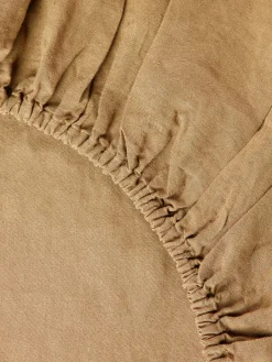 Sábana bajera sobrecolchón de lino lavado Airy