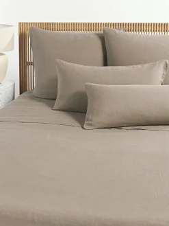 Sábana encimera de lino lavado Airy