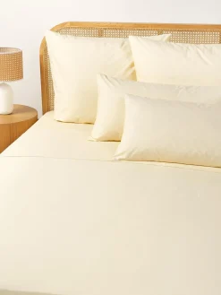 Sábana encimera de percal Elsie