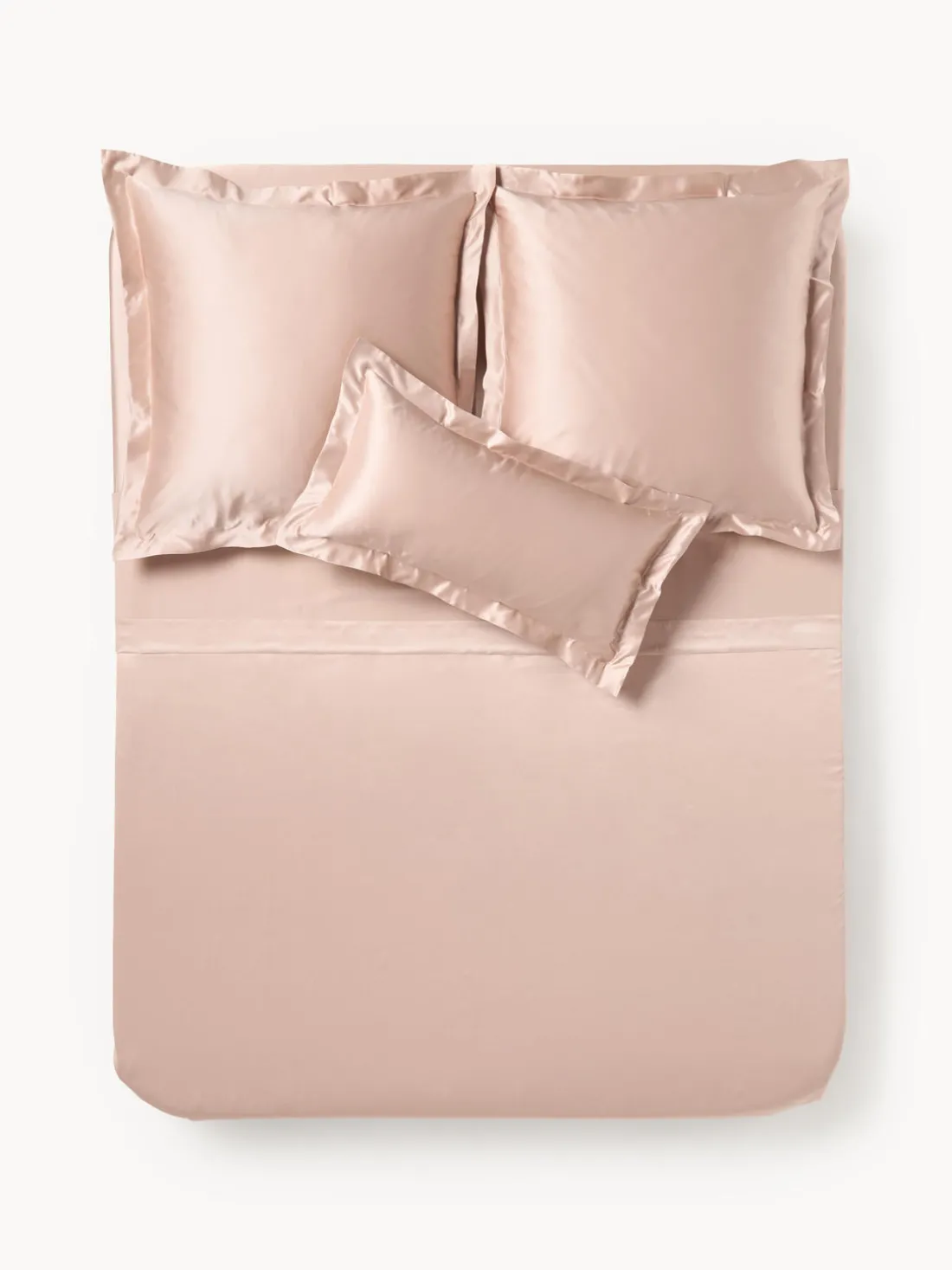 Sábana encimera de satén Sylvie