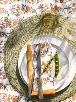 Servilletas artesanales de algodón Gita, 4 uds.