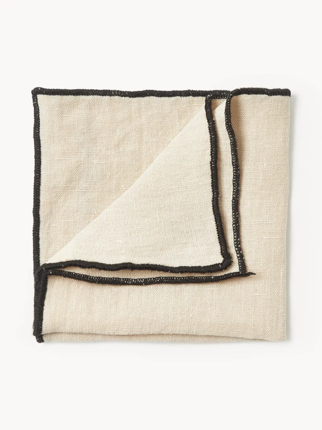 Servilletas de cóctel de lino con bordado Cosmo, 4 uds.