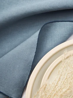 Servilletas de lino con ribete Kennedy, 4 uds.