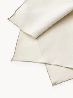 Servilletas de lino con ribete Kennedy, 4 uds.