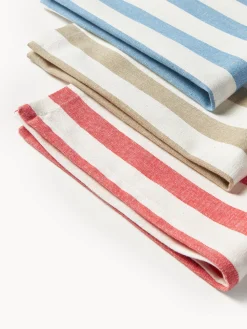 Servilletas de tela a rayas Rimini, 4 uds.