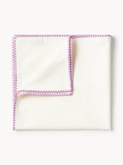 Servilletas de tela artesanales Zigzag, 4 uds.