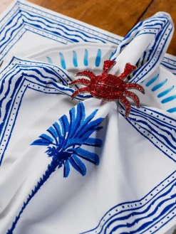 Servilletas de tela artesanales The Palms, 4 uds.