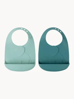 Set de baberos de silicona Peekaboo, 2 uds.