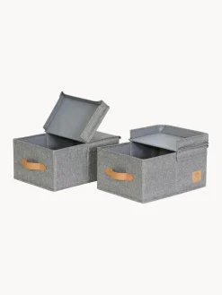 Set de cajas con tapa Premium, 2 uds.