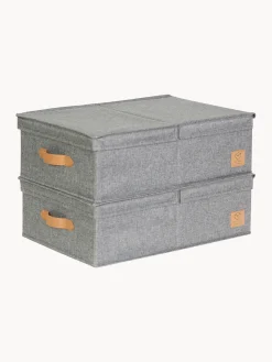 Set de cajas con tapa Premium, 2 uds.
