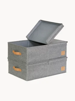 Set de cajas con tapa Premium, 2 uds.