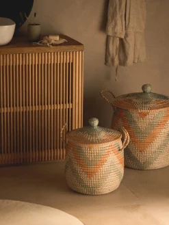 Set de cestas con tapadera Mija, 2 uds.