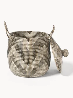 Set de cestas con tapadera Mija, 2 uds.