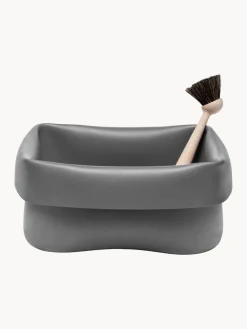 Set de cesto para fregadero y cepillo para vajilla Washing-up, 2 pzas.