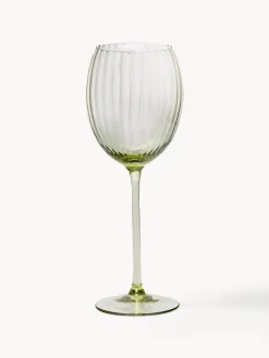 Set de copas de vino blanco artesanales Lyon, 2 uds.