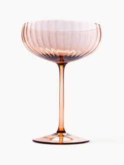 Set de copas pompadour de champán artesanales Lyon, 2 uds.