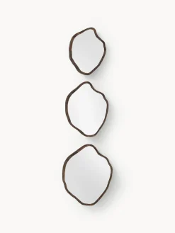Set de espejos de pared con forma orgánica Bello, 3 uds.
