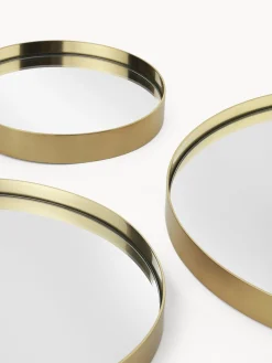 Set de espejos de pared redondos Lacie, 3 uds.