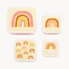 Set de fiambreras infantiles Rainbows, 4 uds.