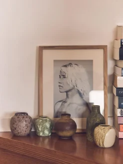 Set de jarrones artesanales 70's, 5 uds.