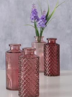 Set de jarrones de vidrio Panja, 4 uds.