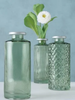 Set de jarrones pequeños de vidrio Adore, 3 uds.