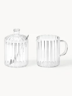 Set de lechera y azucarera Brilia, 3 pzas.