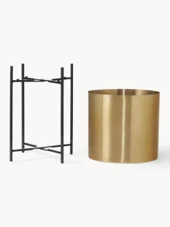 Set de maceteros de metal Mina, 2 uds.