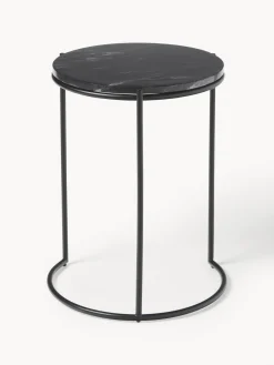 Set de mesas auxiliares de mármol Ella, 2 pzas.