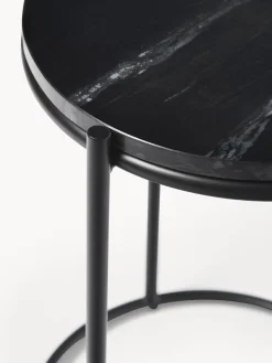 Set de mesas auxiliares de mármol Ella, 2 pzas.