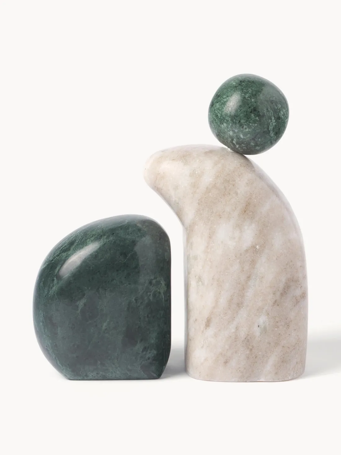 Set de piezas decorativas de mármol Nati, 2 pzas.