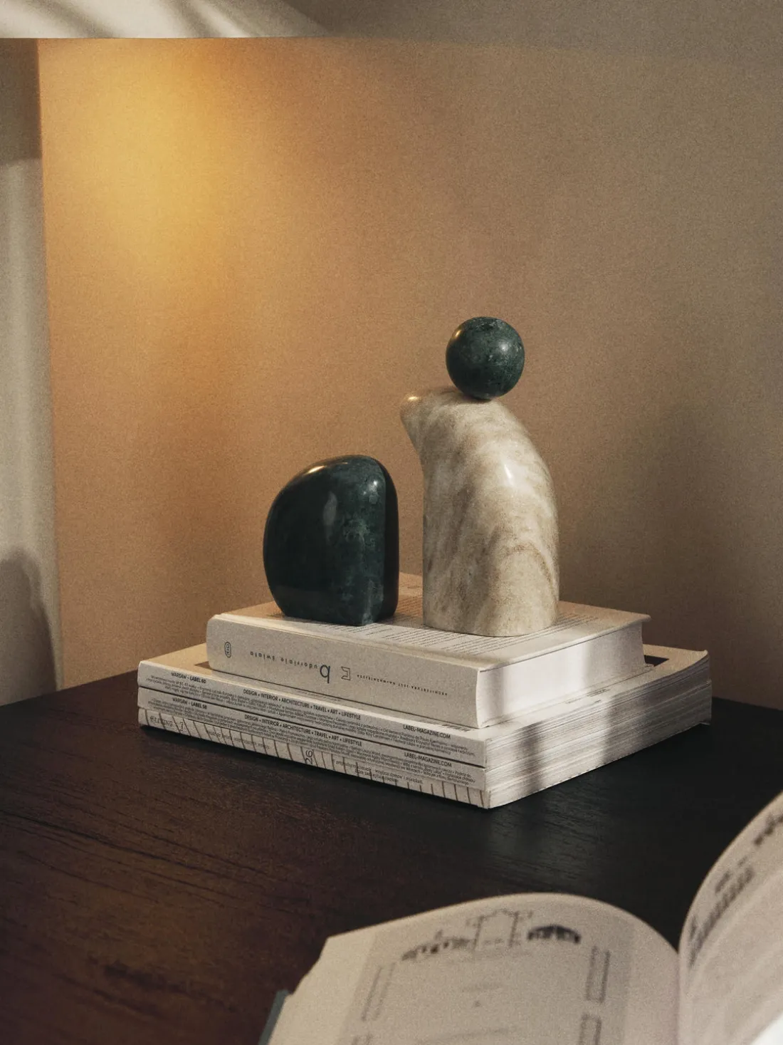 Set de piezas decorativas de mármol Nati, 2 pzas.