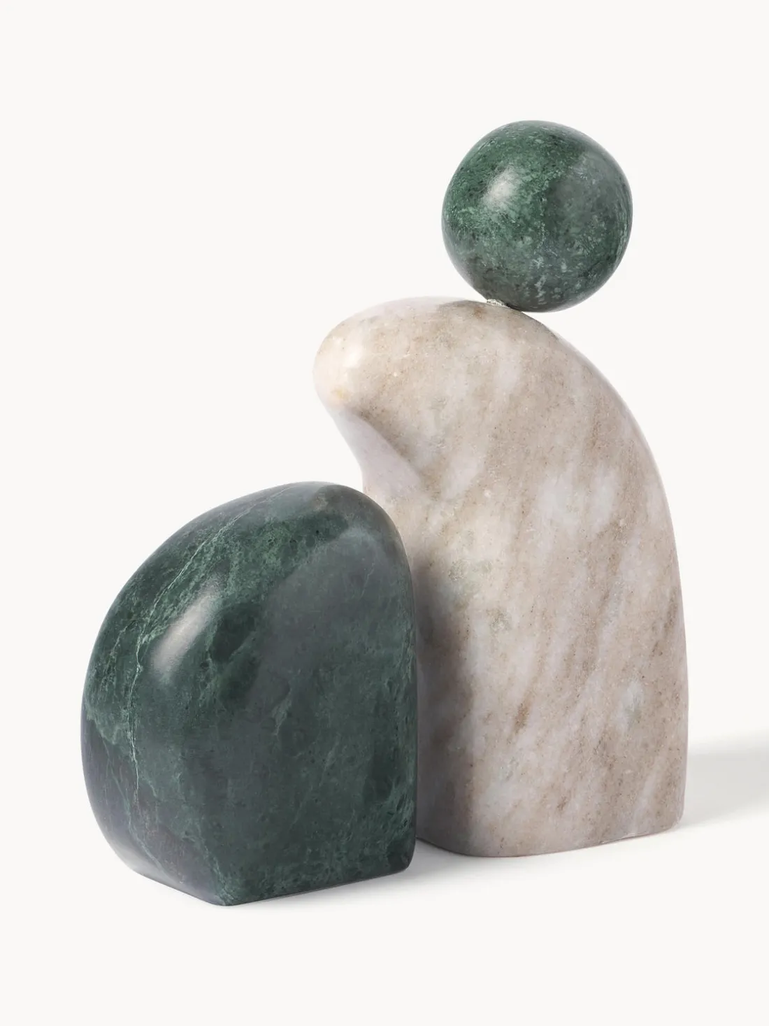 Set de piezas decorativas de mármol Nati, 2 pzas.