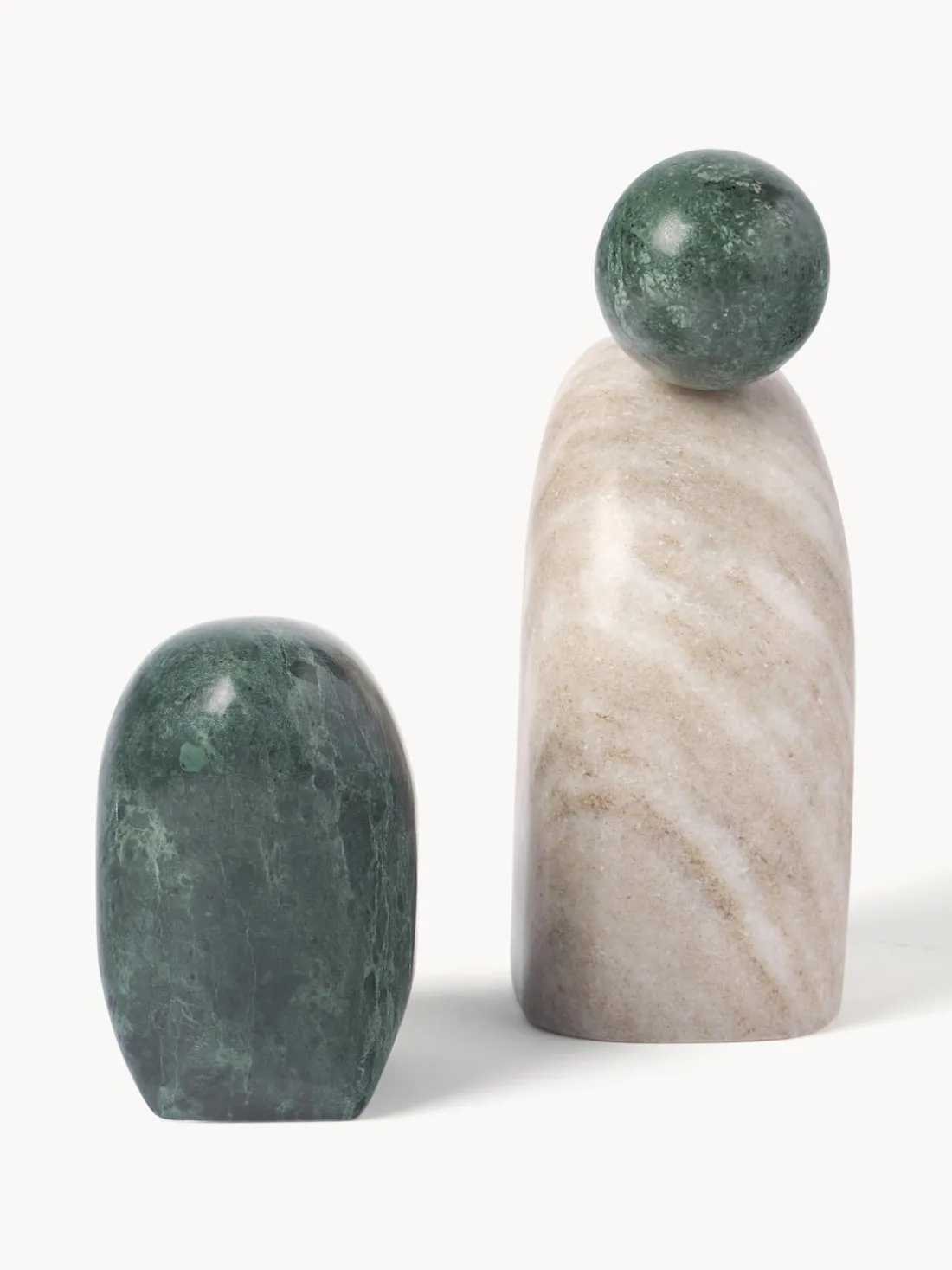 Set de piezas decorativas de mármol Nati, 2 pzas.