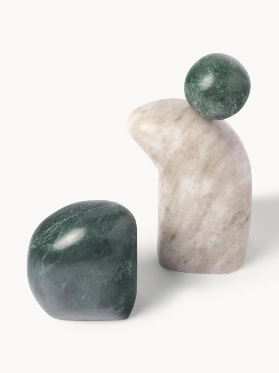 Set de piezas decorativas de mármol Nati, 2 pzas.