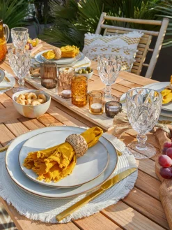 Set de portavelas de vidrio Wessel, 10 pzas.