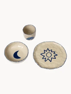 Set de vajilla infantil pintado a mano Naive, 3 pzas.