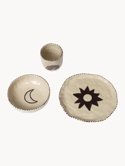 Set de vajilla infantil pintado a mano Naive, 3 pzas.