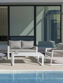 Set lounge de exterior Captiva, 4 pzas.